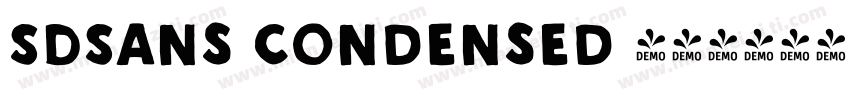 SDSans Condensed 字体字体转换